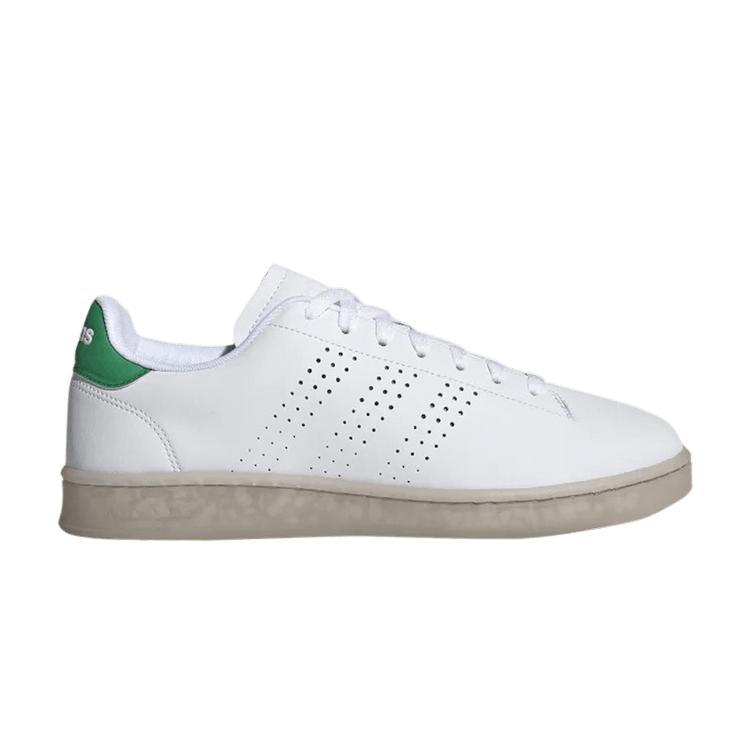 Adidas Advantage 'Cloud White Green' — Cloud White/Green/Cloud White