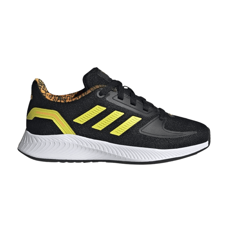 Adidas Messi Runfalcon 2.0 J 'Black Bright Yellow' — Core Black/Bright Yellow/Solar Gold
