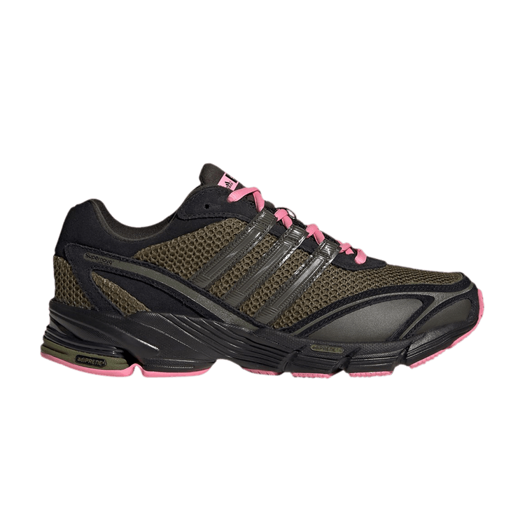 Adidas Wmns Supernova Cushion 7 'Black Olive Pink' — Core Black/Focus Olive/Blitz Pink