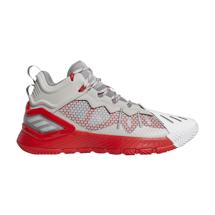adidas D Rose Son of Chi 'Godspeed - Grey Vivid Red' — Grey Two/Cloud White/Vivid Red