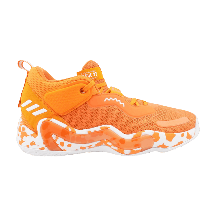 Adidas D.O.N. Issue 3 'Team Orange' — Team Orange/Footwear White/Team Orange