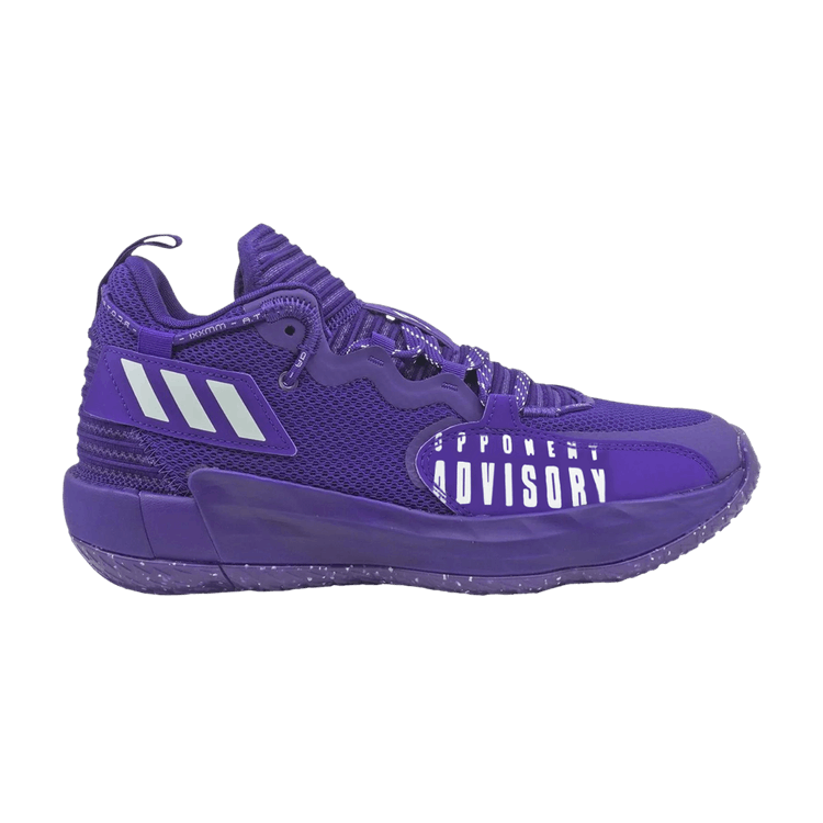 Adidas Dame 7 EXTPLY 'Opponent Advisory - Team College Purple' — Team College Purple/Footwear White/Team College Purple