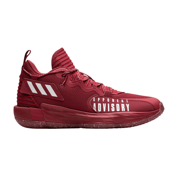 Adidas Dame 7 EXTPLY 'Opponent Advisory - Team College Burgundy' — Team College Burgundy/Footwear White/Team College Burgundy