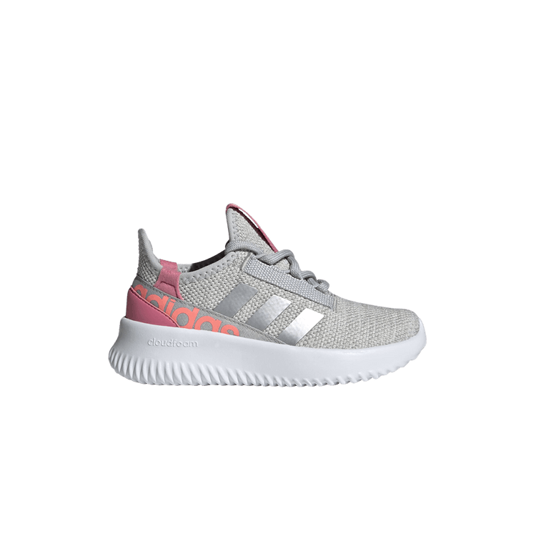 Adidas Kaptir 2.0 J 'Grey Acid Red' — Grey Two/Silver Metallic/Acid Red