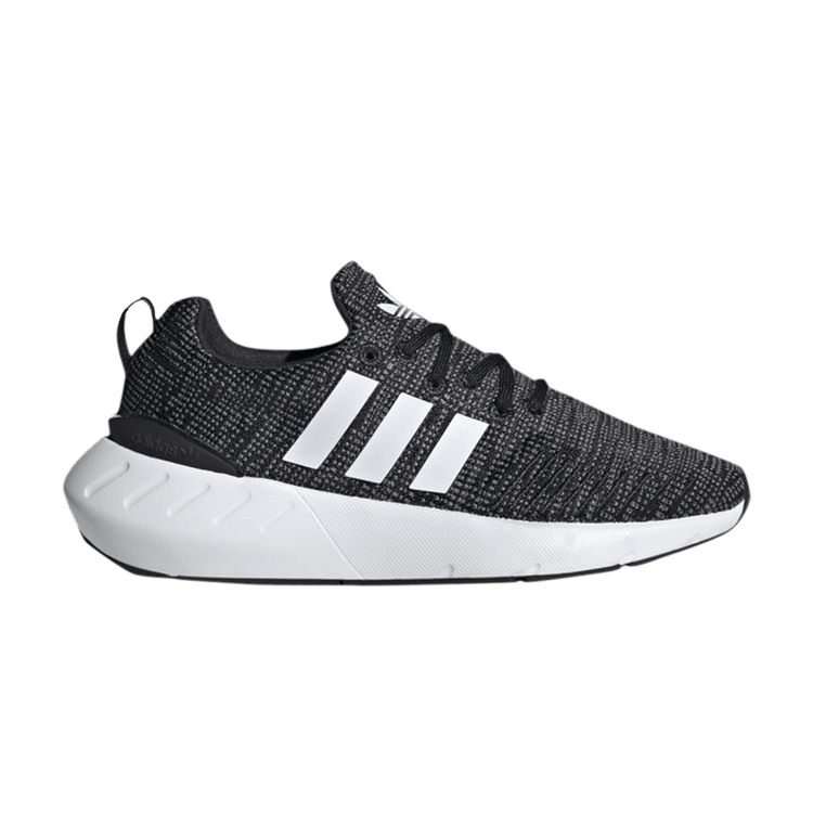 Adidas Swift Run 22 Big Kid 'Core Black' — Core Black/Cloud White/Grey Five