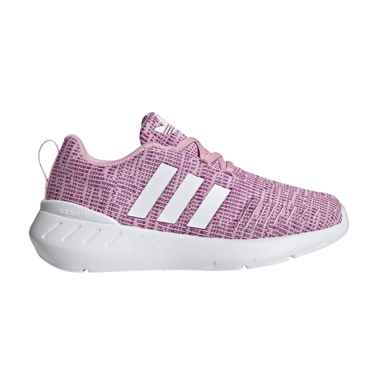 Adidas Swift Run 22 Little Kid 'True Pink' — True Pink/Cloud White/Vivid Pink