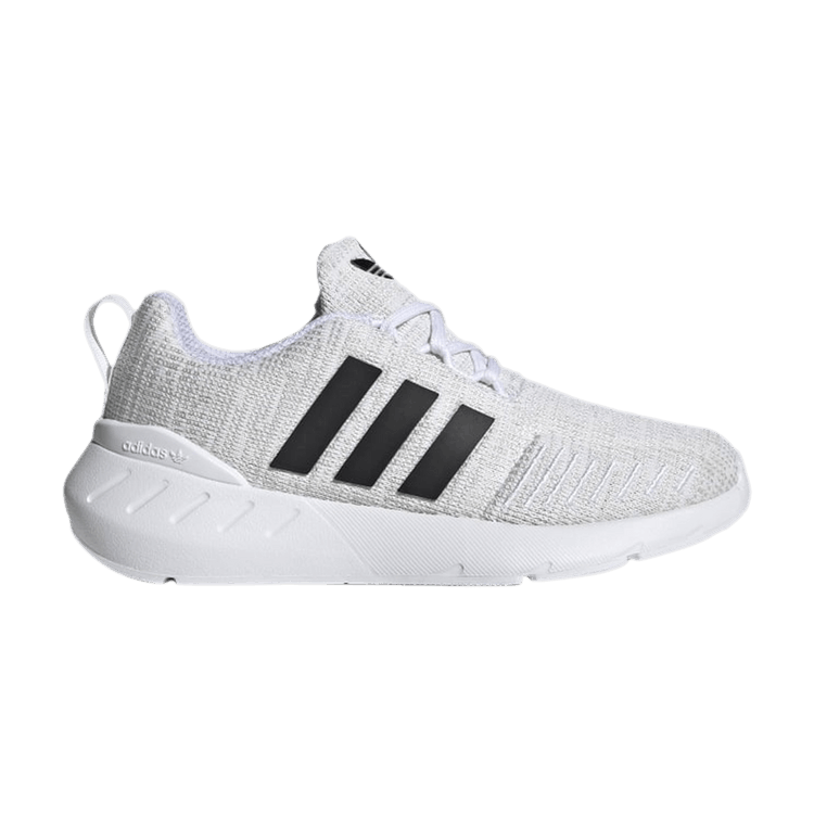 Adidas Swift Run 22 Little Kid 'White Grey' — Cloud White/Core Black/Grey Two