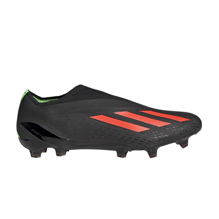 Adidas X Speedportal+ FG 'Black Solar Red' — Core Black/Solar Red/Solar Green