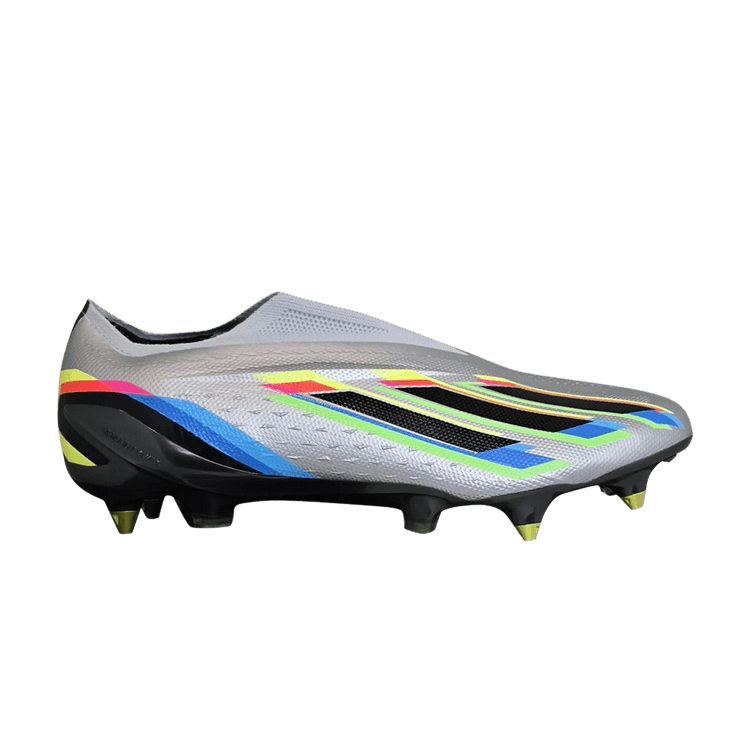 Adidas X Speedportal+ SG 'Beyond Fast Pack' — Silver Metallic/Core Black/Solar Yellow