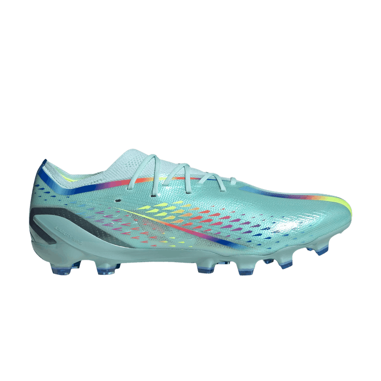Adidas X Speedportal.1 AG 'Al Rihla Pack - Clear Aqua' — Clear Aqua/Solar Red/Power Blue