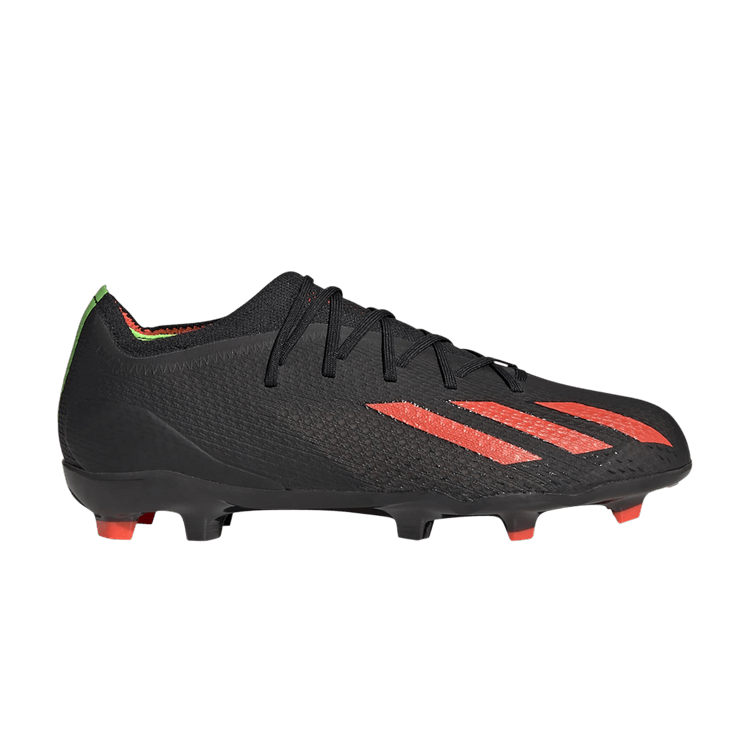 Adidas X Speedportal.1 FG J 'Black Solar Red' — Core Black/Solar Red/Solar Green
