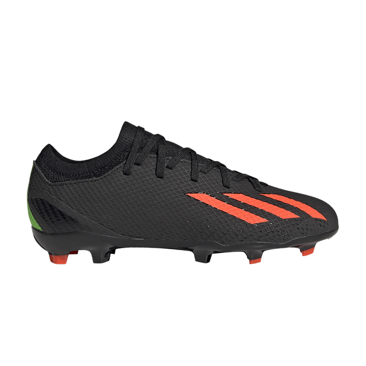 Adidas X Speedportal.3 FG J 'Black Solar Red' — Core Black/Solar Red/Solar Green