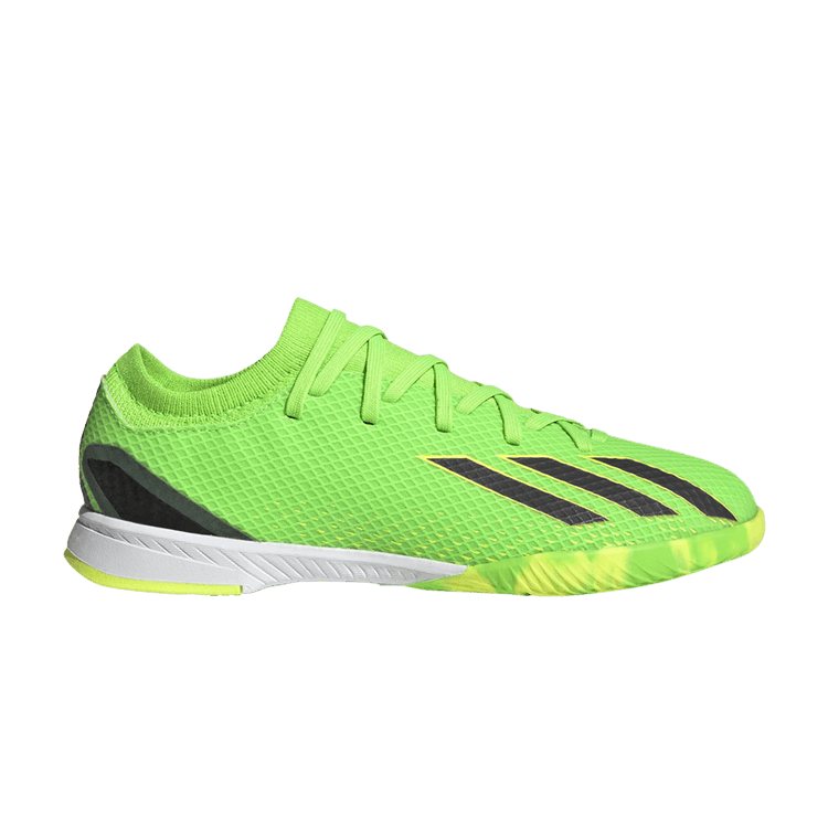 Adidas X Speedportal.3 IN J 'Game Data Pack' — Solar Green/Core Black/Solar Yellow