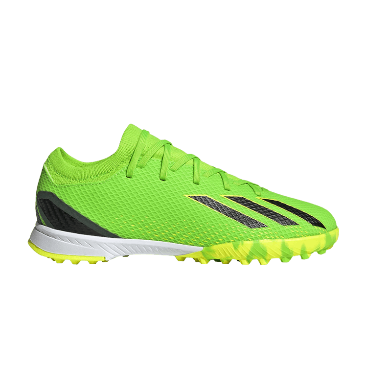 Adidas X Speedportal.3 TF J 'Game Data Pack' — Solar Green/Core Black/Solar Yellow