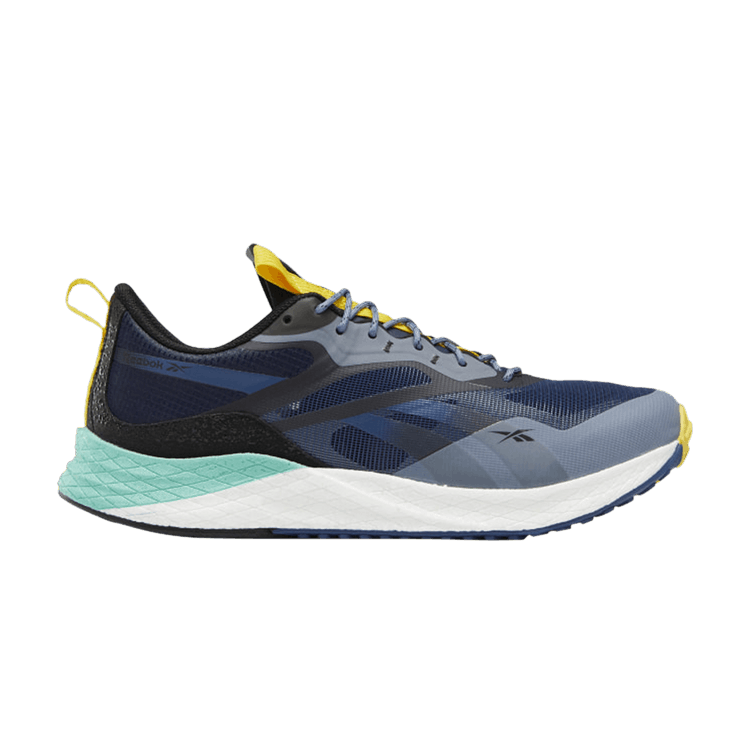 Reebok National Geographic x Floatride Energy 3 Adventure 'Oceans Collision' — Batik Blue/Semi Pixel Mint/Boldly Yellow