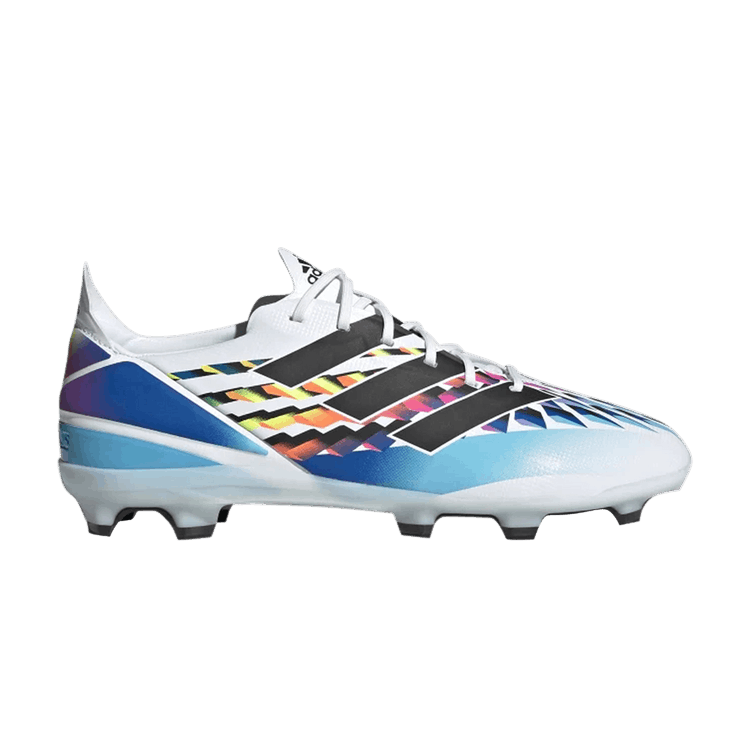 Adidas Gamemode FG J 'Al Rihla' — Cloud White/Core Black/Solar Yellow
