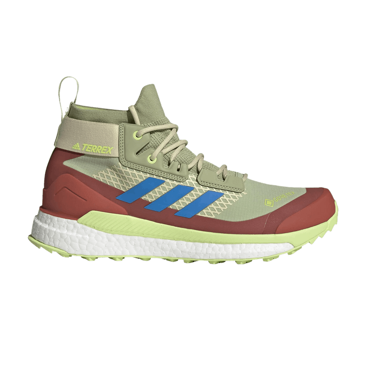 Adidas Terrex Free Hiker GTX 'Magic Lime Blue Rush' — Magic Lime/Blue Rush/Pulse Lime