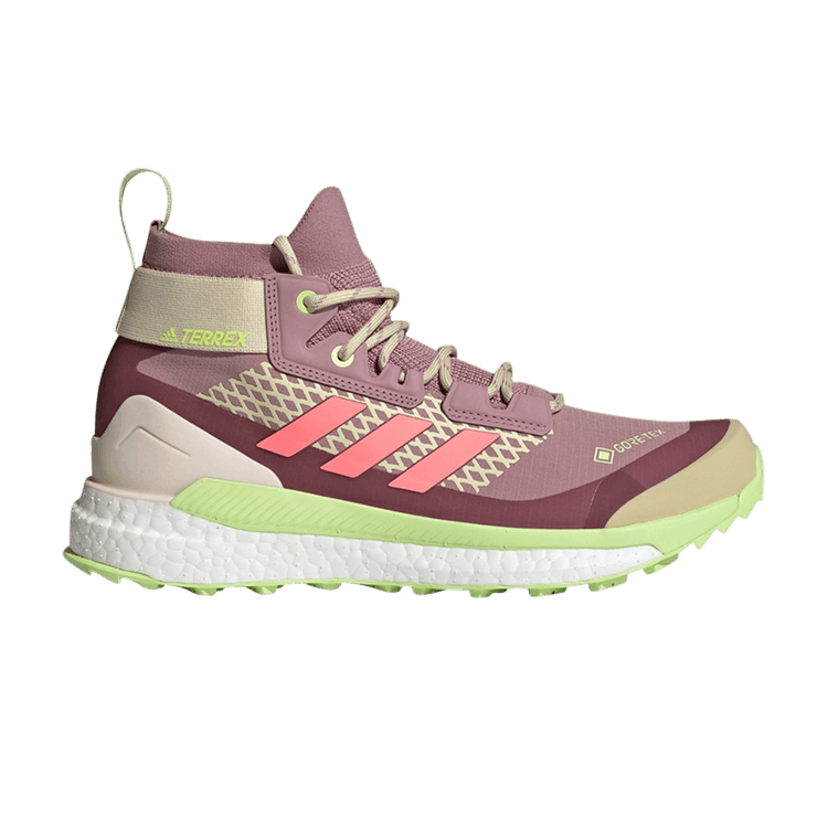 Adidas Wmns Terrex Free Hiker GORE-TEX 'Acid Red Pulse Lime' — Magic Mauve/Acid Red/Pulse Lime