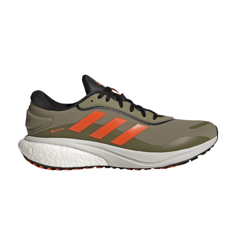Adidas Supernova GORE-TEX 'Orbit Green Impact Orange' — Orbit Green/Impact Orange/Core Black