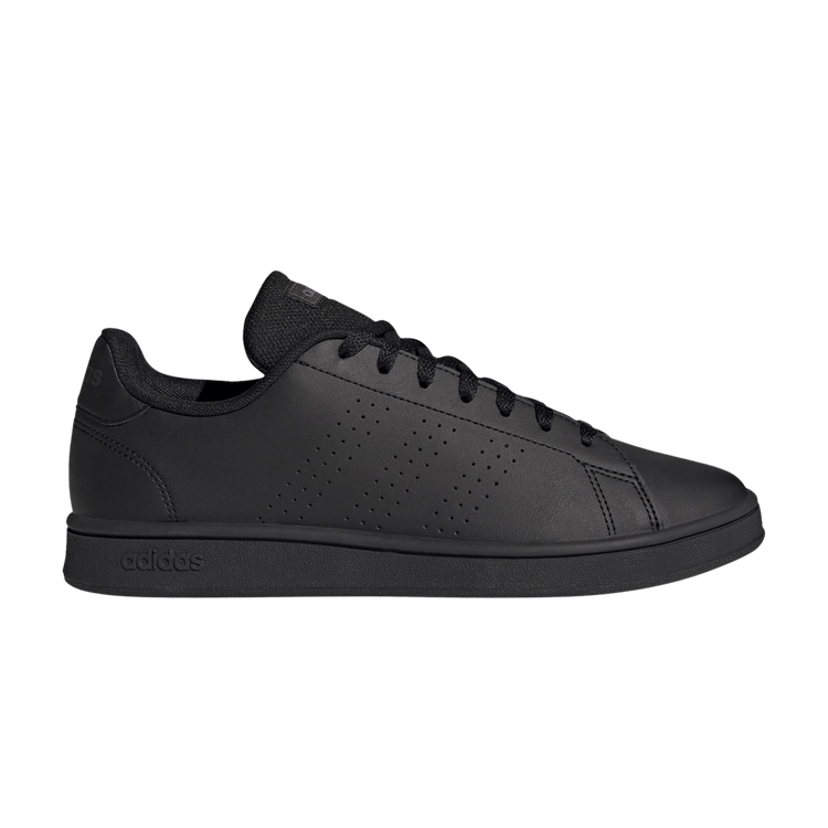 adidas Advantage Base Court 'Core Black' — Core Black/Core Black/Grey Six