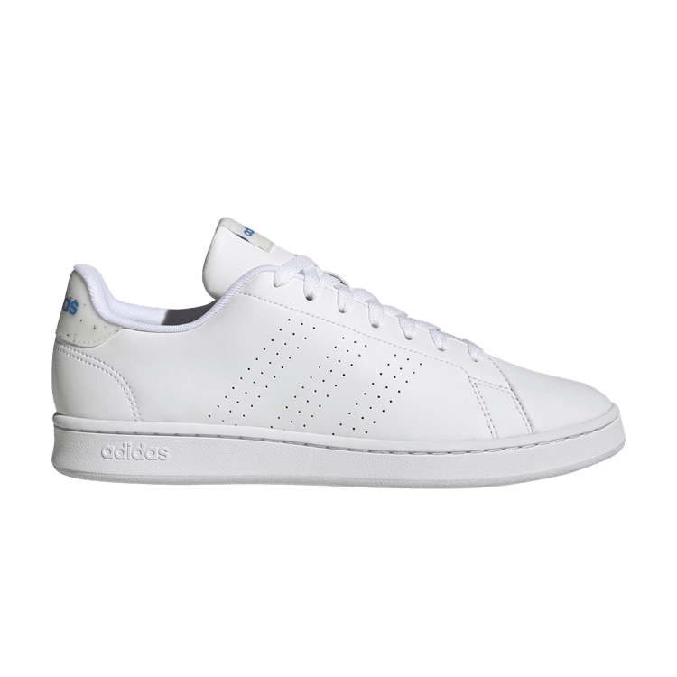 Adidas Advantage Court 'White Pulse Blue' — Cloud White/Cloud White/Pulse Blue
