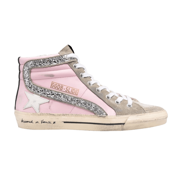 Golden Goose Wmns Slide Sneaker 'Dreamed in Venice' — Orchid Pink/Taupe/White