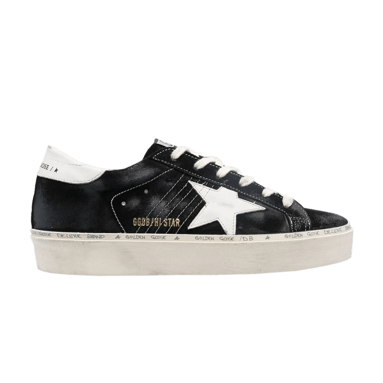 Golden Goose Wmns Hi Star 'Black White' — Black/White