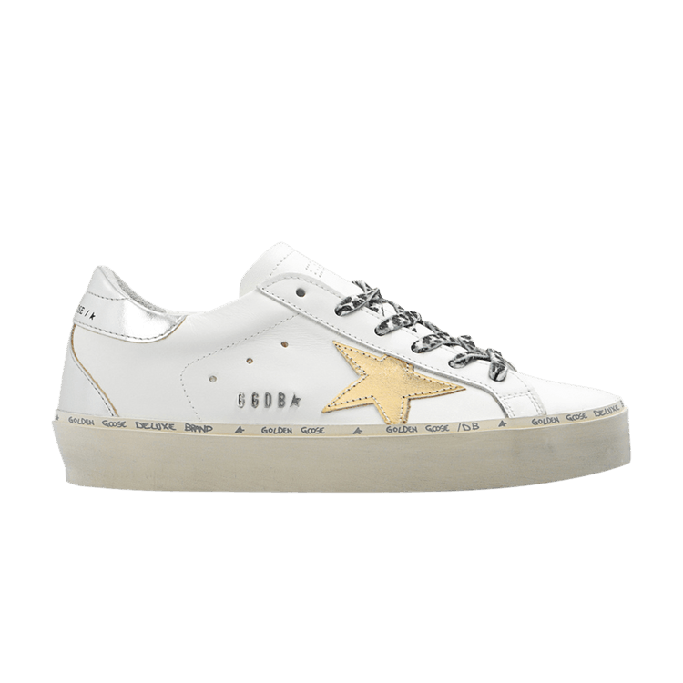 Golden Goose Wmns Hi Star 'White Gold Silver' — White/Gold/Silver