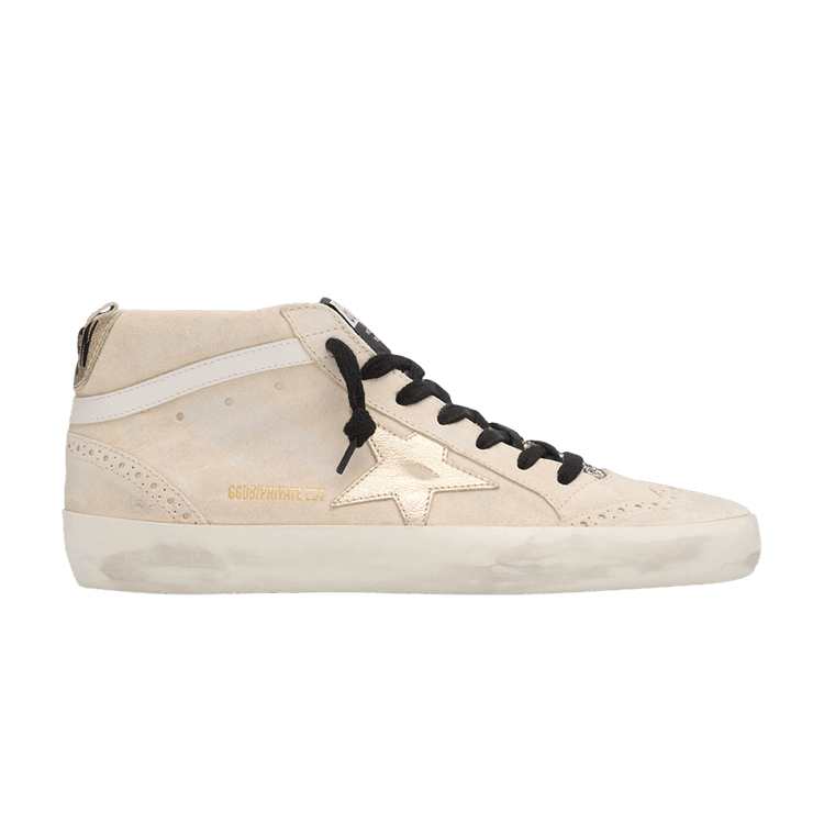Golden Goose Wmns Mid Star 'Seedpearl Platinum' — Seedpearl/Platinum