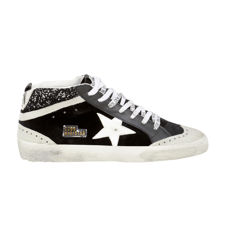 Golden Goose Wmns Mid Star 'Black Ice White' — Black/Ice/White