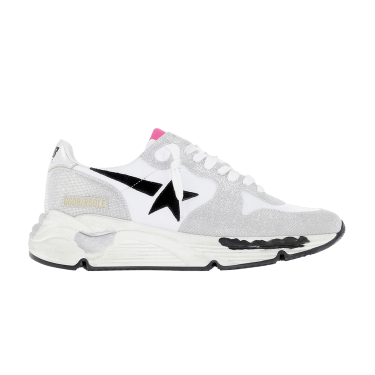 Golden Goose Wmns Running Sole 'Silver' — Silver/White/Black