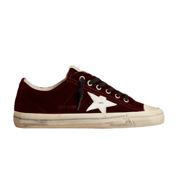 Golden Goose Wmns V-Star LTD 'Burgundy Velvet' — Burgundy/White/Black/Light Grey