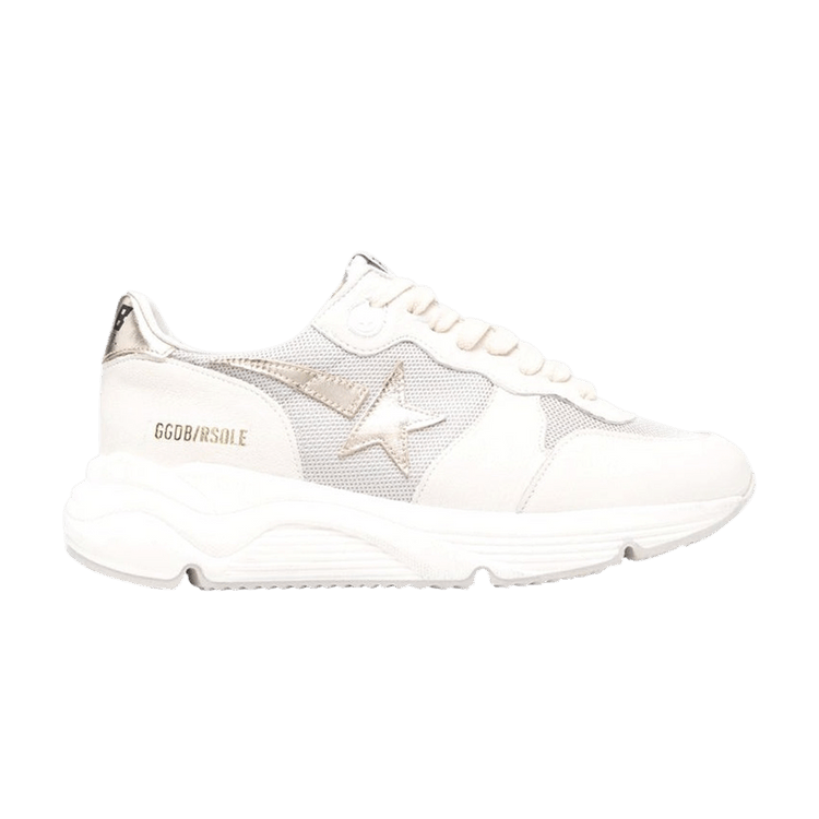Golden Goose Wmns Running Sole 'White Silver' — Silver/White/Platinum