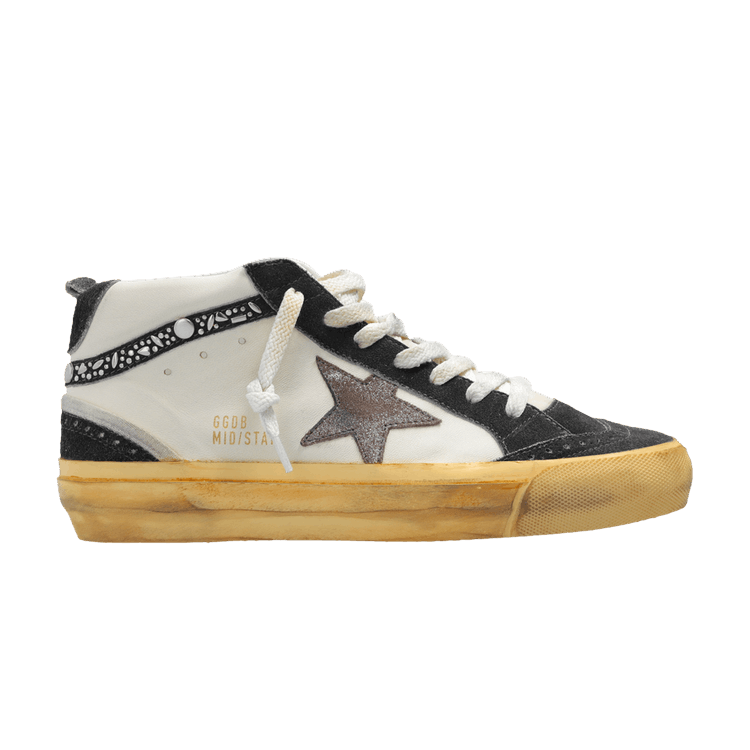 Golden Goose Wmns Mid Star 'White Grey Blue' — White/Grey/Blue