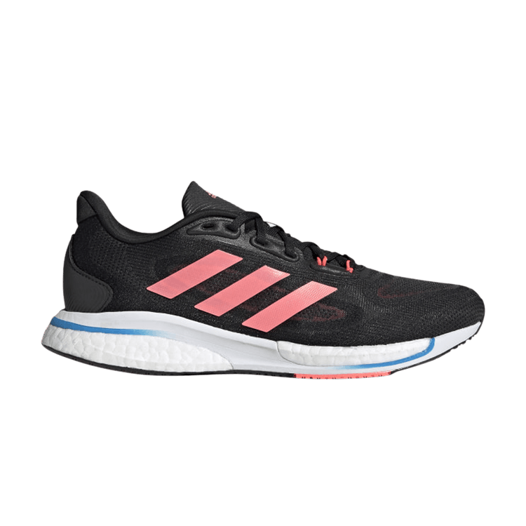 Adidas Wmns Supernova+ 'Black Acid Red' — Core Black/Acid Red/Turbo
