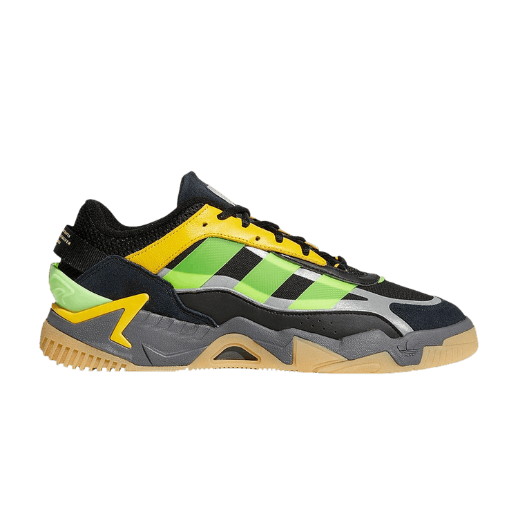 adidas Niteball 2 'Black Signal Green' — Black/Signal Green/Gum 3