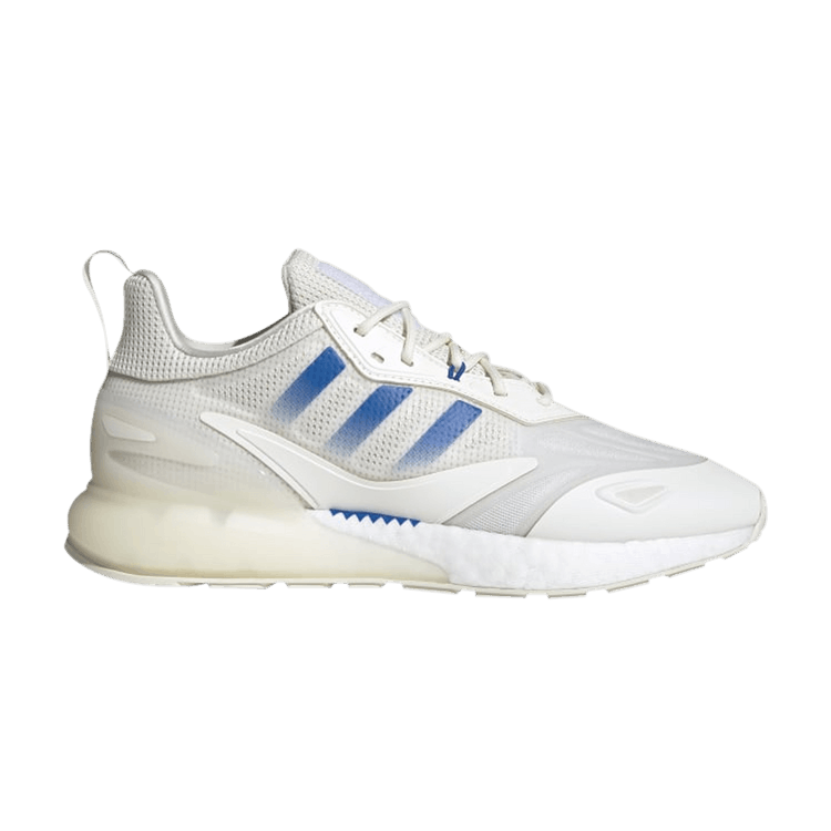 adidas ZX 2K Boost 2.0 'White Blue Bird' — Cloud White/Off White/Blue Bird