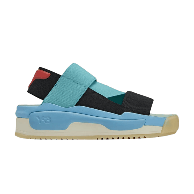 adidas Y-3 Hokori Sandal 'Black Vivid Mint' — Black/Vivid Mint/Bright Cyan
