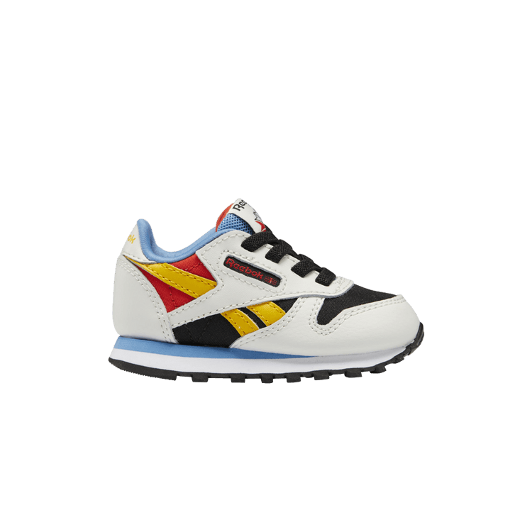 Reebok Classic Leather Toddler 'Pure Grey Always Yellow' — Pure Grey 1/Core Black/Always Yellow