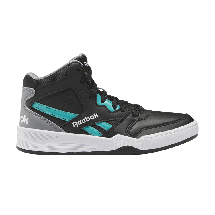 Reebok BB4500 Court Little Kid 'Black Classic Teal' — Core Black/Pure Grey/Classic Teal