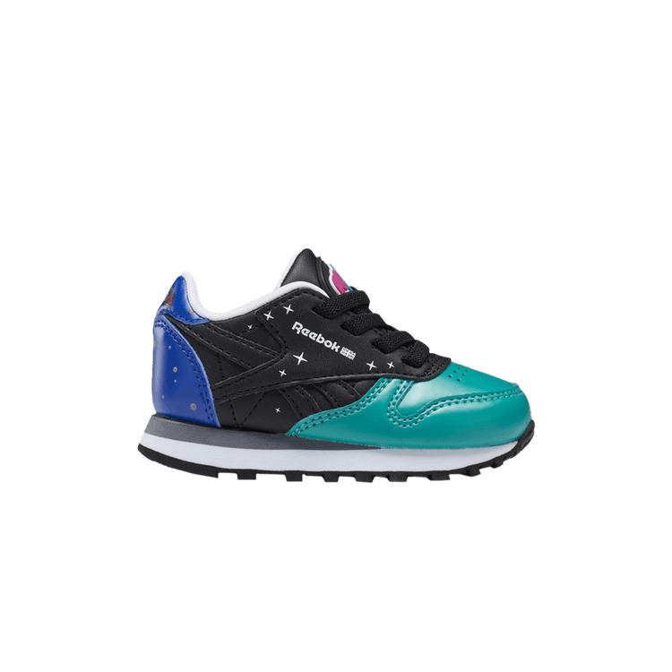 PJ Masks x Reebok Classic Leather Toddler 'Baddies of the Night Unite!' — Emerald Haze/Core Black/Cobalt