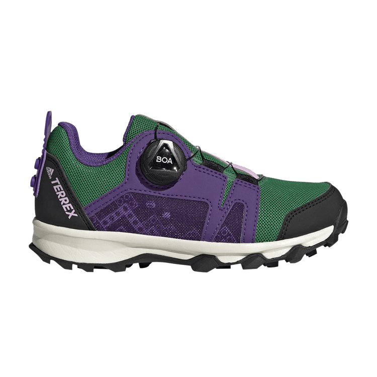 LEGO x adidas Terrex Agravic BOA J 'Green Sharp Purple' — Core Green/Sharp Purple/Bliss Lilac