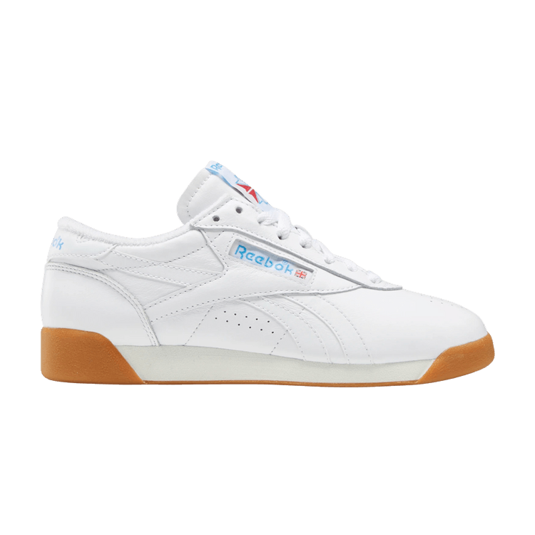 Reebok Wmns Freestyle Low '40th Anniversary - White Gum' — Footwear White/Rubber Gum/Always Blue