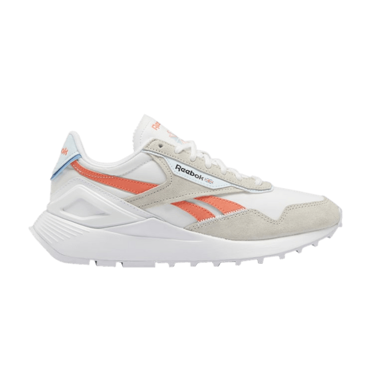 Reebok Wmns Classic Legacy AZ 'Footwear White Orange Flare' — Footwear White/Moonstone/Orange Flare