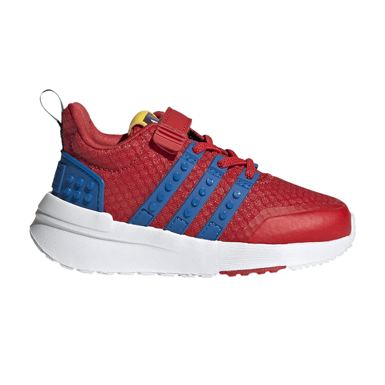 LEGO x adidas Racer TR I 'Red Shock Blue' — Red/Cloud White/Shock Blue