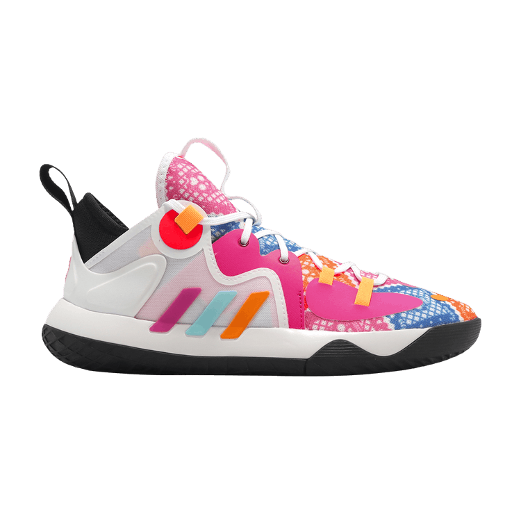 Adidas Harden Stepback 2 'Day Of The Dead' — Cloud White/Core Black/Shock Pink