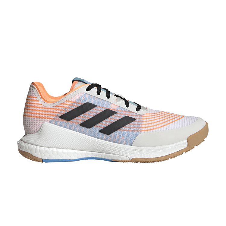 Adidas Wmns Crazyflight 'White Beam Orange' — Cloud White/Core Black/Beam Orange