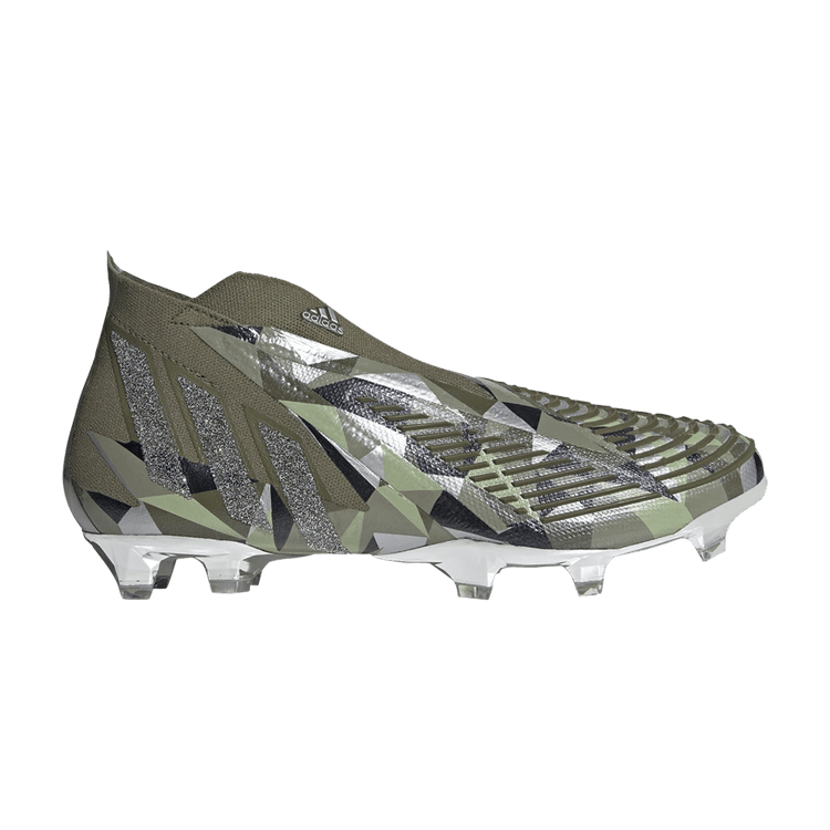 Swarovski x adidas Predator Edge+ FG 'Focus Olive Crystal' — Focus Olive/Silver Metallic/Magic Lime