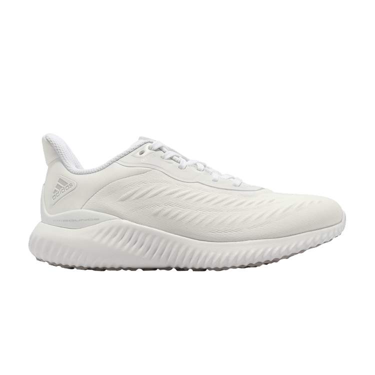 Adidas Alphabounce 'White Silver Metallic' — Cloud White/Silver Metallic/Grey Two