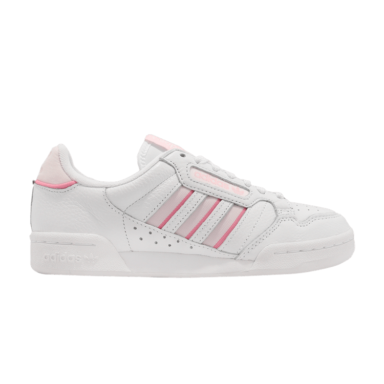 Adidas Wmns Continental 80 Stripes 'White Clear Pink' — Cloud White/Clear Pink/Almost Pink